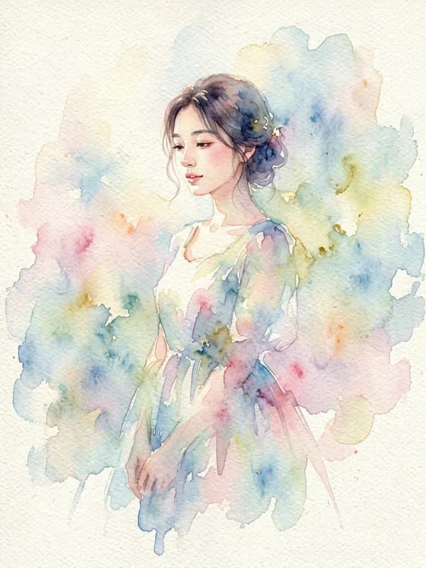 水彩插画