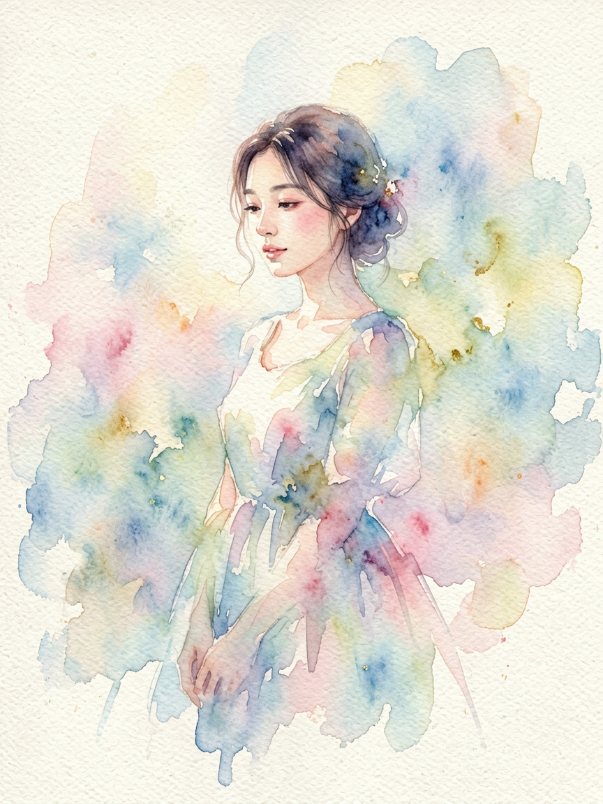 水彩插画